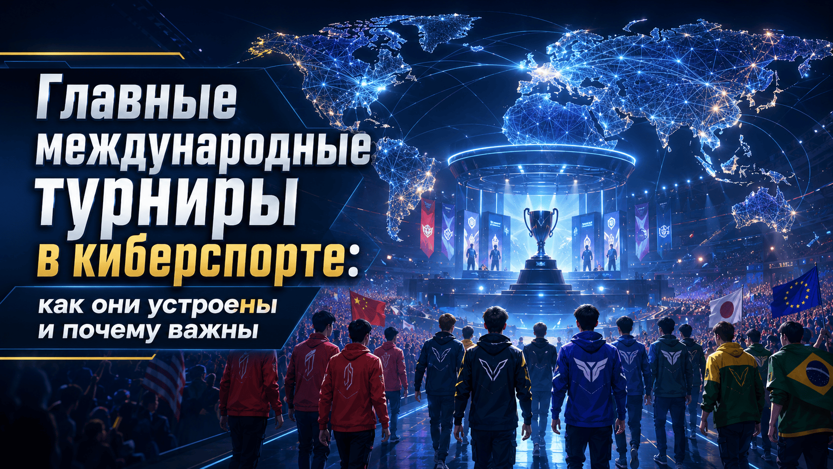 Главные международные турниры в киберспорте: как они устроены и почему важны